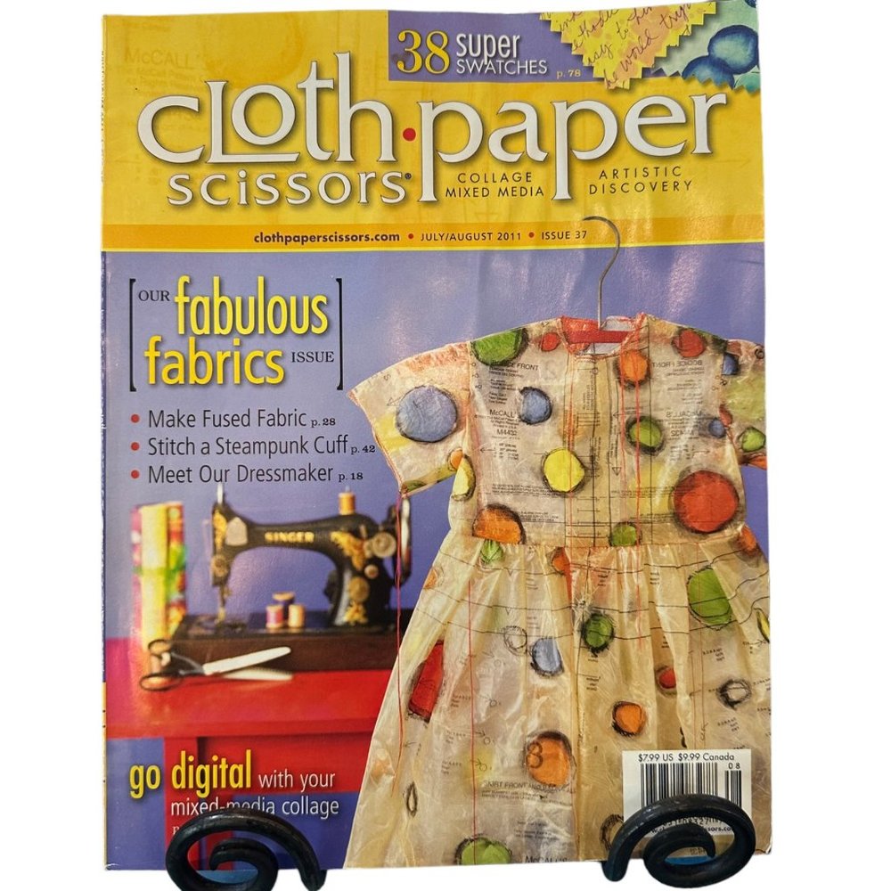 Cloth Paper Scissor Collage Mixed Media Artistic Discovery 3 Magazine Set Craft - Picture 2 of 16